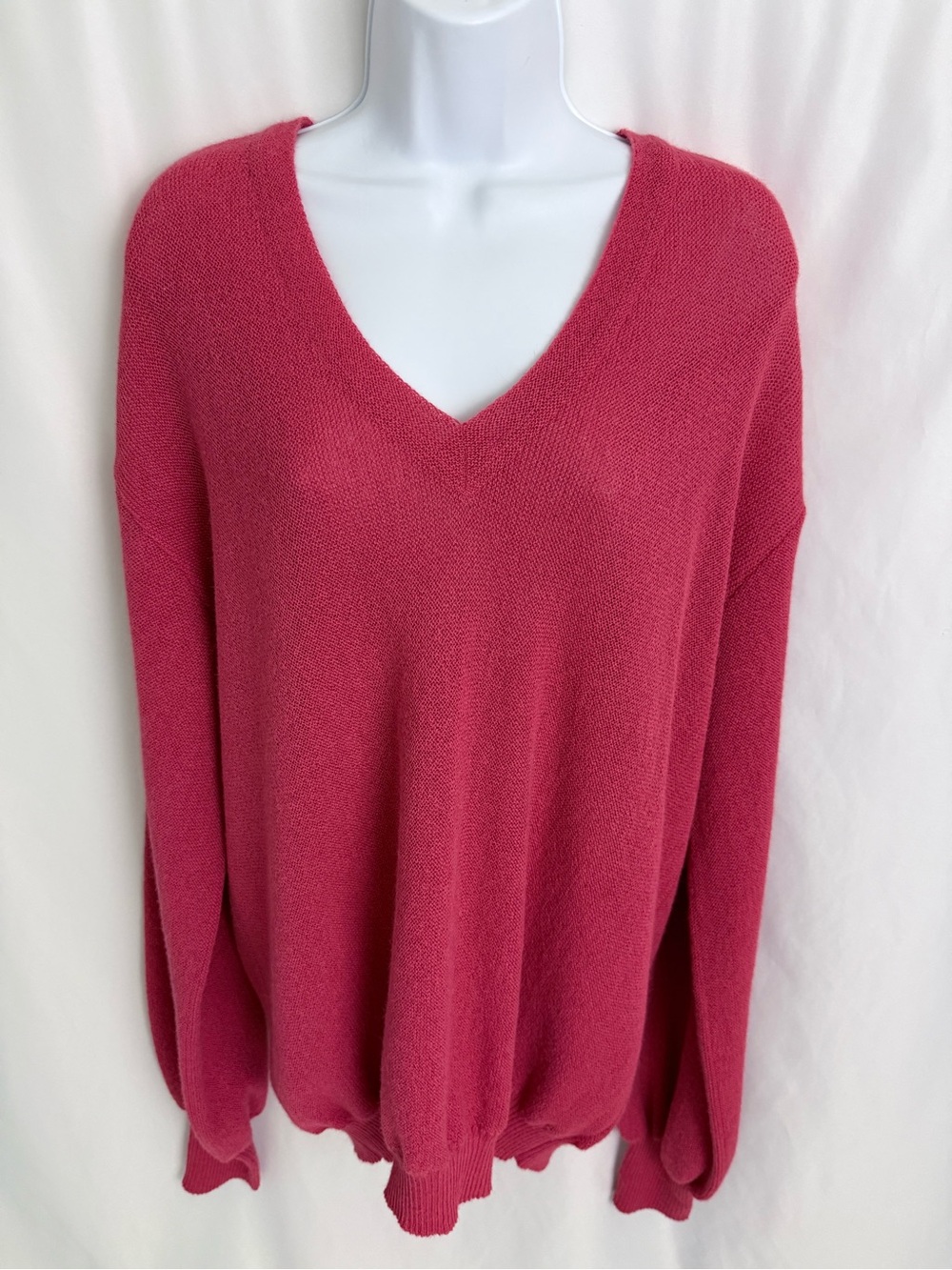 Vtg. Andean Knit 100% Alpaca Wool Oversized Sweater Size Large